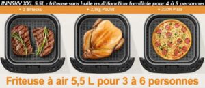 Innsky Xxl Inox La Plus Polyvalente Des Friteuses Sans Huile Pour