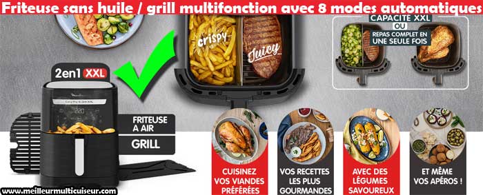 Test Moulinex Easy Fry & Grill : une friteuse sans huile sur le gril - Les  Numériques