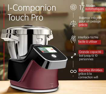 Pleins feux sur i-Companion Touch Pro HF93E610 Moulinex Robot Connecté ⚡ -  Meilleur Multicuiseur