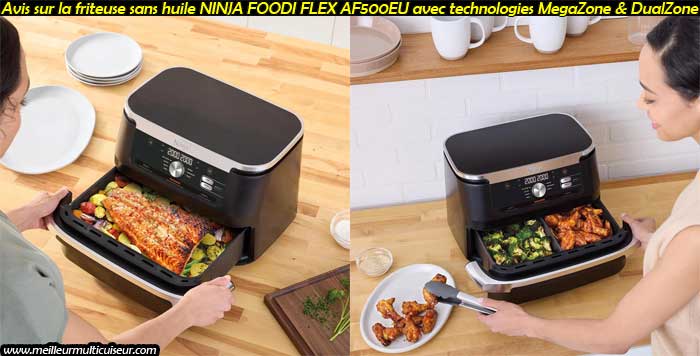 Test du Airfryer Ninja Foodi FlexDrawer AF500 : un sérieux concurrent sur  le marché des friteuses sans huile : Femme Actuelle Le MAG