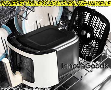 Panier et grille compatibles lave-vaisselle