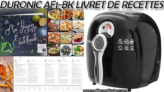 Livret de recettes originales de la friteuse diététique