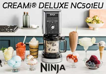 Machine à crèmes glacées maison : Ninja NC501 EU