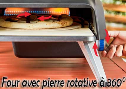 Pierre de cuisson rotative : une solution pratique