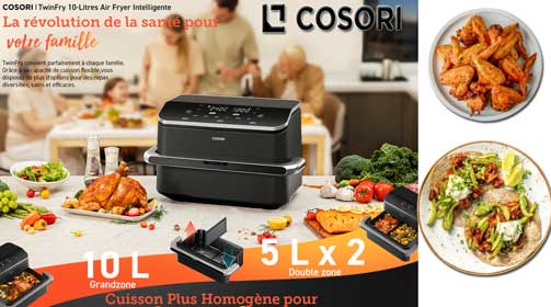 GrandZone 10 litres ou 2 paniers de 5 litres