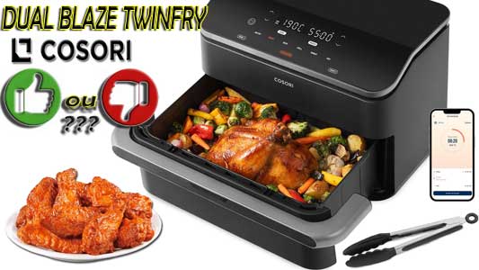 Airfryer Twinfry Dual Blaze de COSORI : avis sur ses avantages et inconvénients