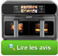 Avis sur la friteuse sans huile XXL Dual Zone de marque EUARY