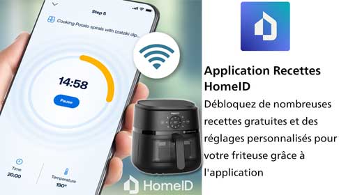 Application HomeID pour airfryer PHILIPS