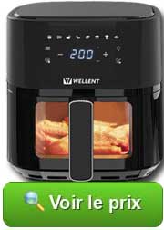 Air fryer WELLENT 4.3L : prix