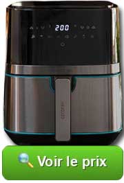 Airfryer Cecofry 5500 pro inoxblack full de CECOTEC : prix