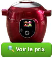 Appareil de multicuiseur Cookeo+ rouge Connect Moulinex CE86E510 : prix