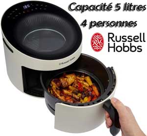 Capacité familiale de 5 litres pour 4 portions