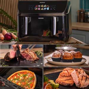 Les 10 programmes de cuisson de la friteuse dual zone Duo heat 10000