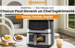 L'air fryer Essential est facile à utiliser et pratique au quotidien