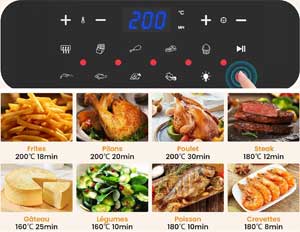 Modes de cuisson polyvalents.