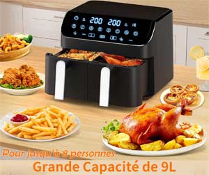 Grande capacité familiale pour jusqu'à 8 portions (8 personnes).