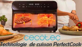 Technologie pour cuire : PerfectCook air chaud sur 360°.