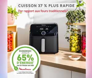 Technologie Extra Crisp pour cuire de façon homogène sur 360 degrés