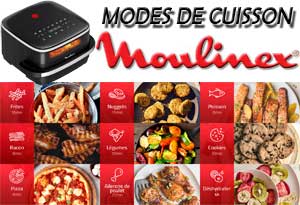 Modes de cuisson préréglés et personnalisables