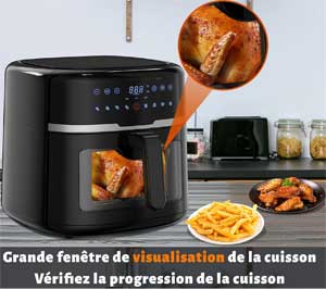 L'avantage de cet airfryer est sa fenêtre éclairée !