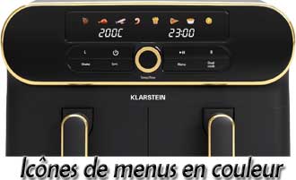 Panneau de commande du Klarstein AuraAir 11L 