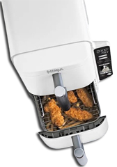 Caractéristiques de la friteuse sans huile verticale de couleur blanche : NINJA Double Stack XL SL400EUWH