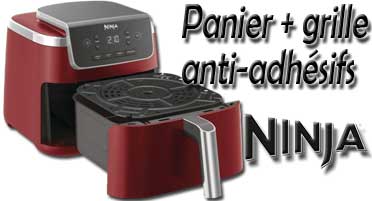 Panier et grille de cuisson anti-adhésifs et compatibles lave-vaisselle