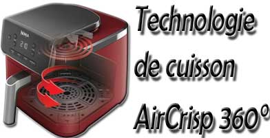 Technologie de cuisson AirCrisp pour des résultats parfaits.