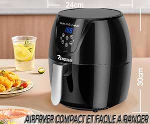 Un appareil compact que l'on range facilement.