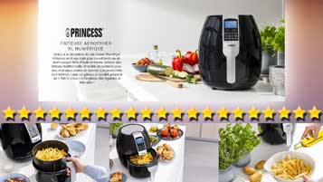 Les points forts et les points faibles de l'air fryer PRINCESS 3.2L