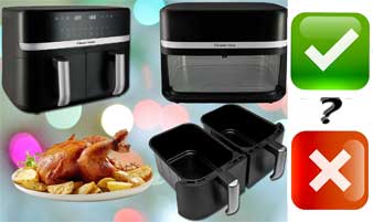 Mon opinion sur la friteuse sans huile RUSSELL HOBBS Satisfry dual zone 9 litres !