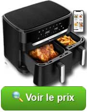 Airfryer Dual Zone MOULINEX 11 litres : prix