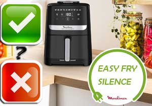 Mes impressions sur la friteuse sans huile EASY FRY SILENCE de MOULINEX...